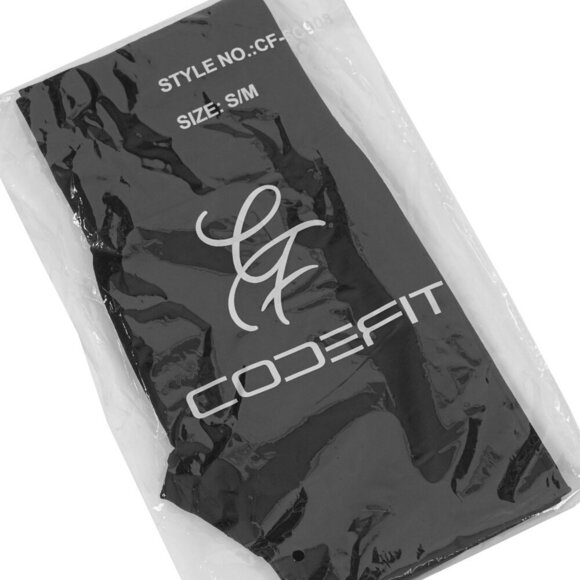 NEW Black and charcoal Capri ombré leggings compression high quality - Picture 7 of 7